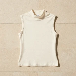 The High-Neck Sleeveless Tee