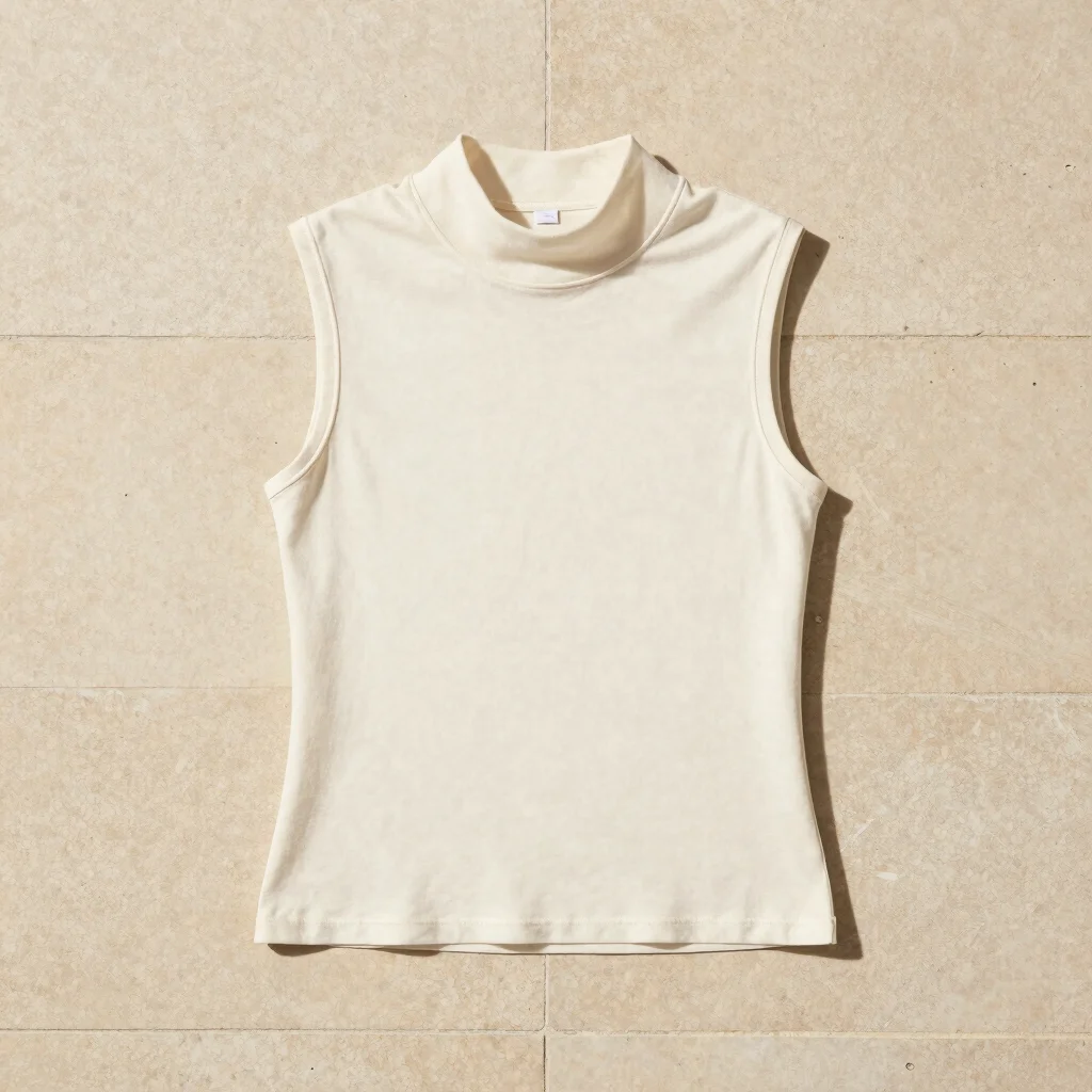 The High-Neck Sleeveless Tee